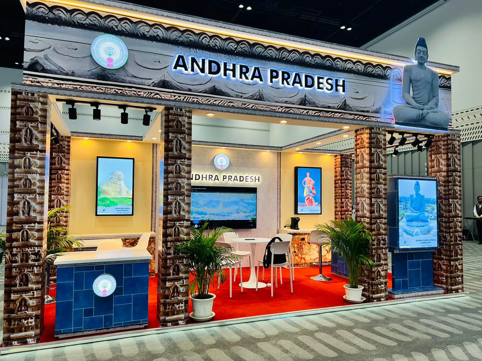 Exhibition Stall Design — 3D Concept by Krrish Creation