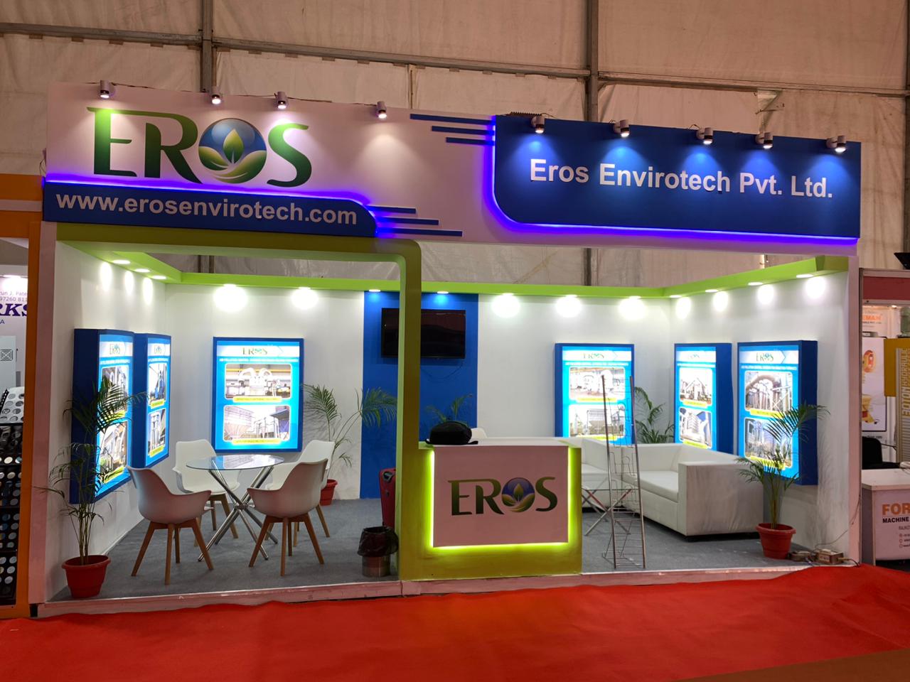 Simple exhibition stall design