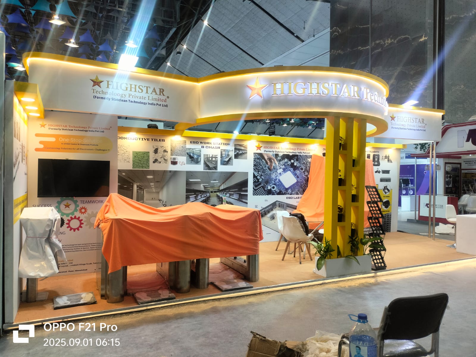 Exhibition Stall Fabrication Workshop — Trial build by Krrish Creation